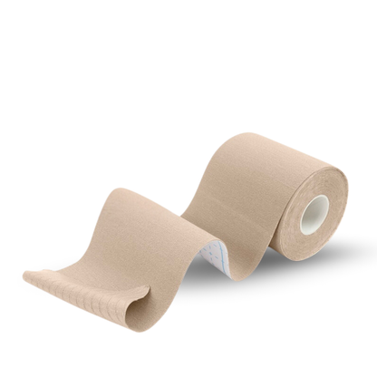 Silk Nips Boob Tape for Women - Adhesive, Waterproof, Sweat Resistant Breast Tape for A-G Cup, Premium 3-Inch Wide Body Tape (Creme)