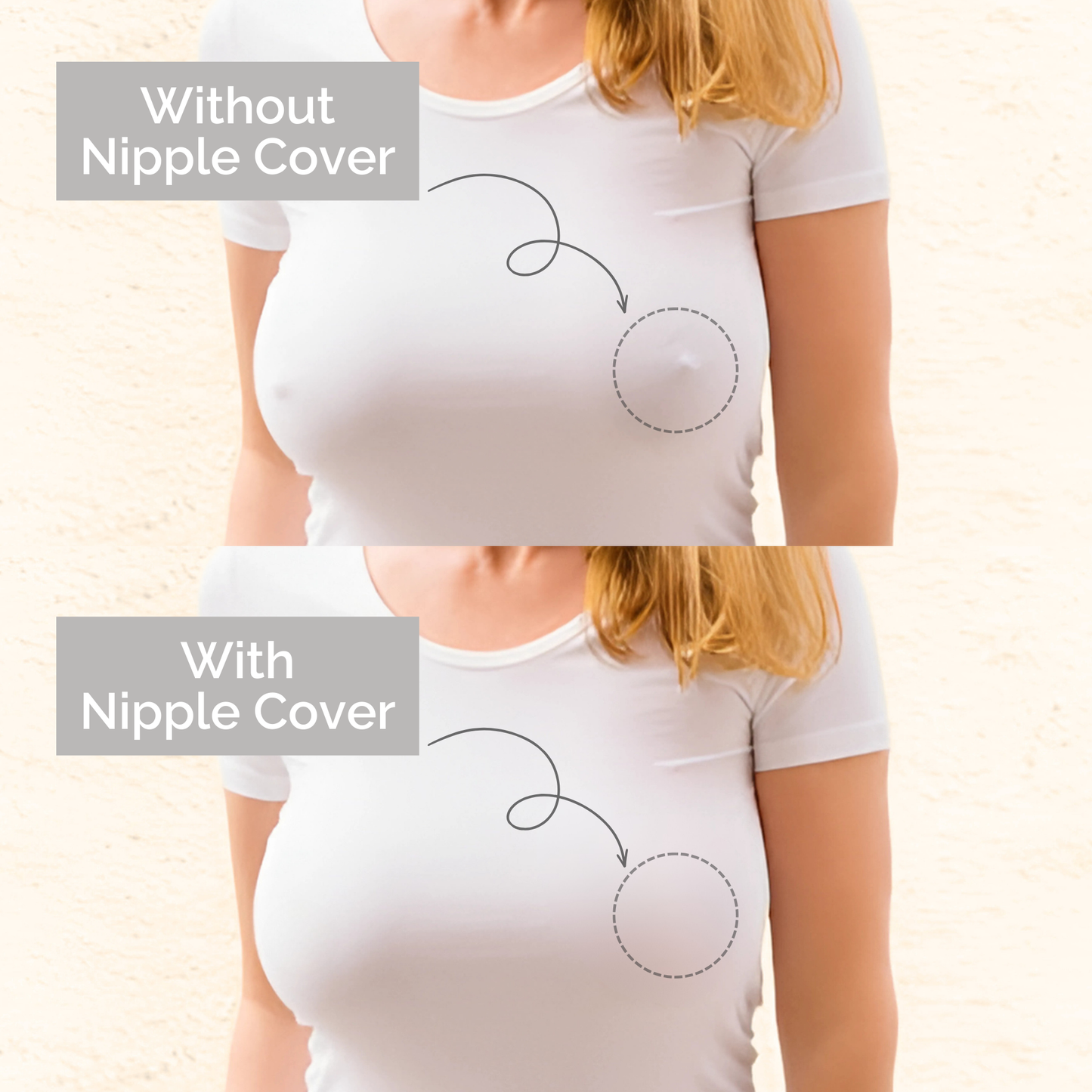 Silk Nips Silicone Nipple Covers (Mocha) – Reusable, Invisible & Sweat-Resistant