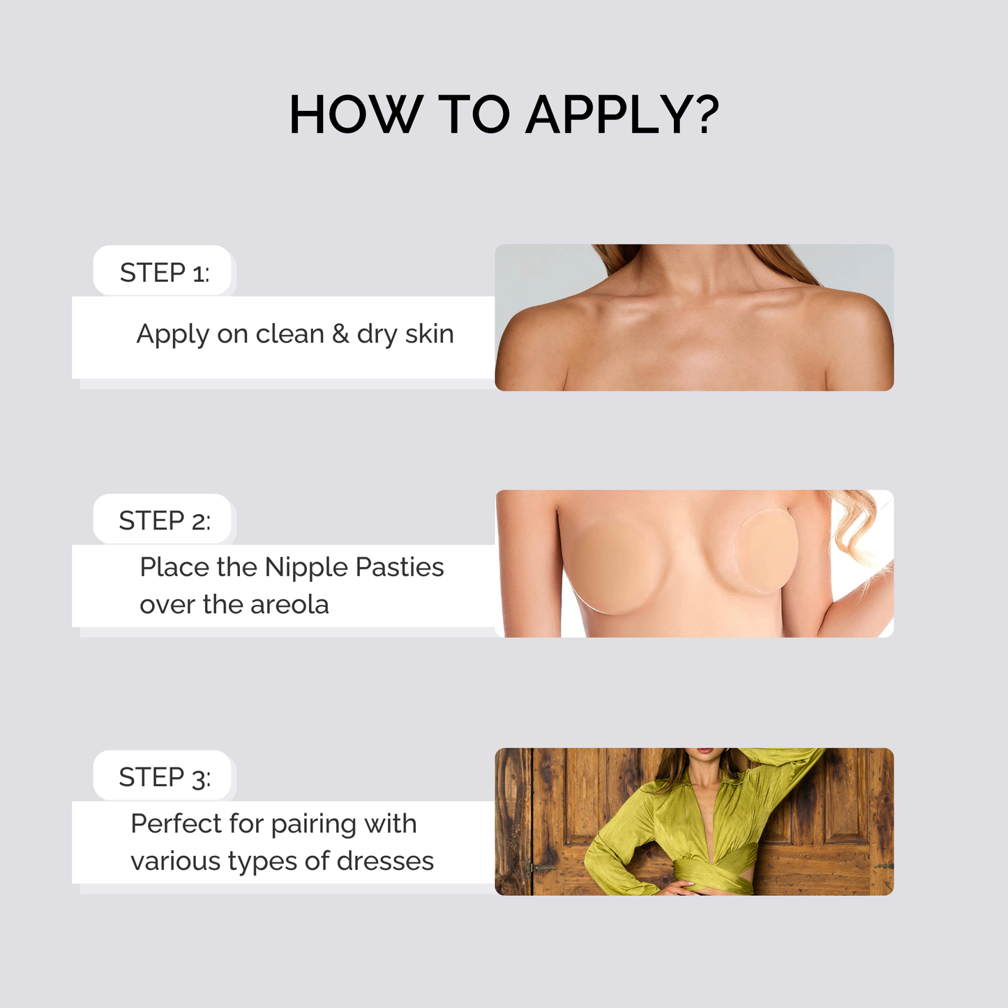 Silk Nips Silicone Nipple Covers (Mocha) – Reusable, Invisible & Sweat-Resistant